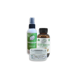 Hemp Active Pack - Magnesium Spray, Hemp Seed Oil and Hemp Rub